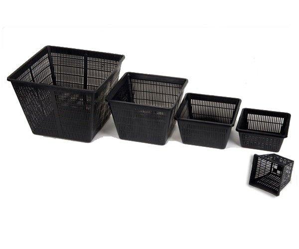 Small Square Pond Plant Basket 11x11x11cm - Perfect for Aquatic Plants, Water Lilies & Garden Ponds