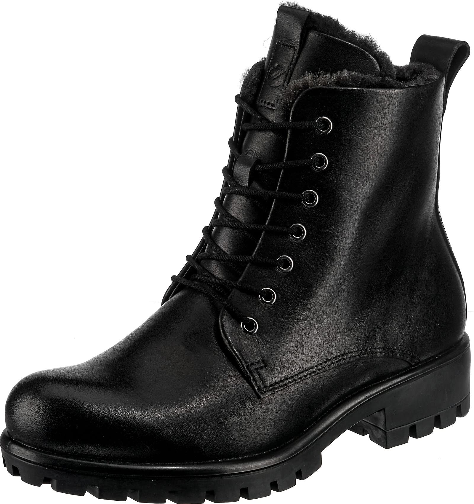 ECCO Women's Modtray Lace Fashion Boots - Waterproof Ankle Booties for Women, Comfortable Winter Shoes with Cushioned Insoles | Perfect for Office, Casual Outfits & Winter Walking