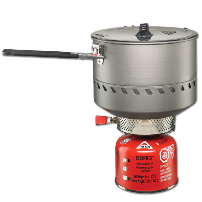 MSR Reactor 2.5L Backpacking Stove System - Lightweight Camping Cookware for Hiking, Backpacking & Outdoor Adventures