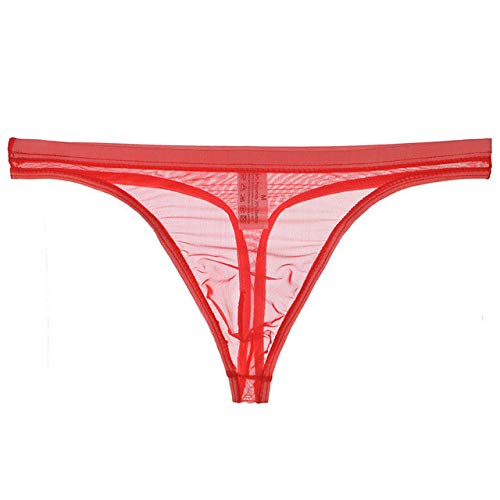 Men's Transparent Super Thin Thong Underwear - Breathable & Comfortable for Daily Wear, Workout, and Intimate Moments
