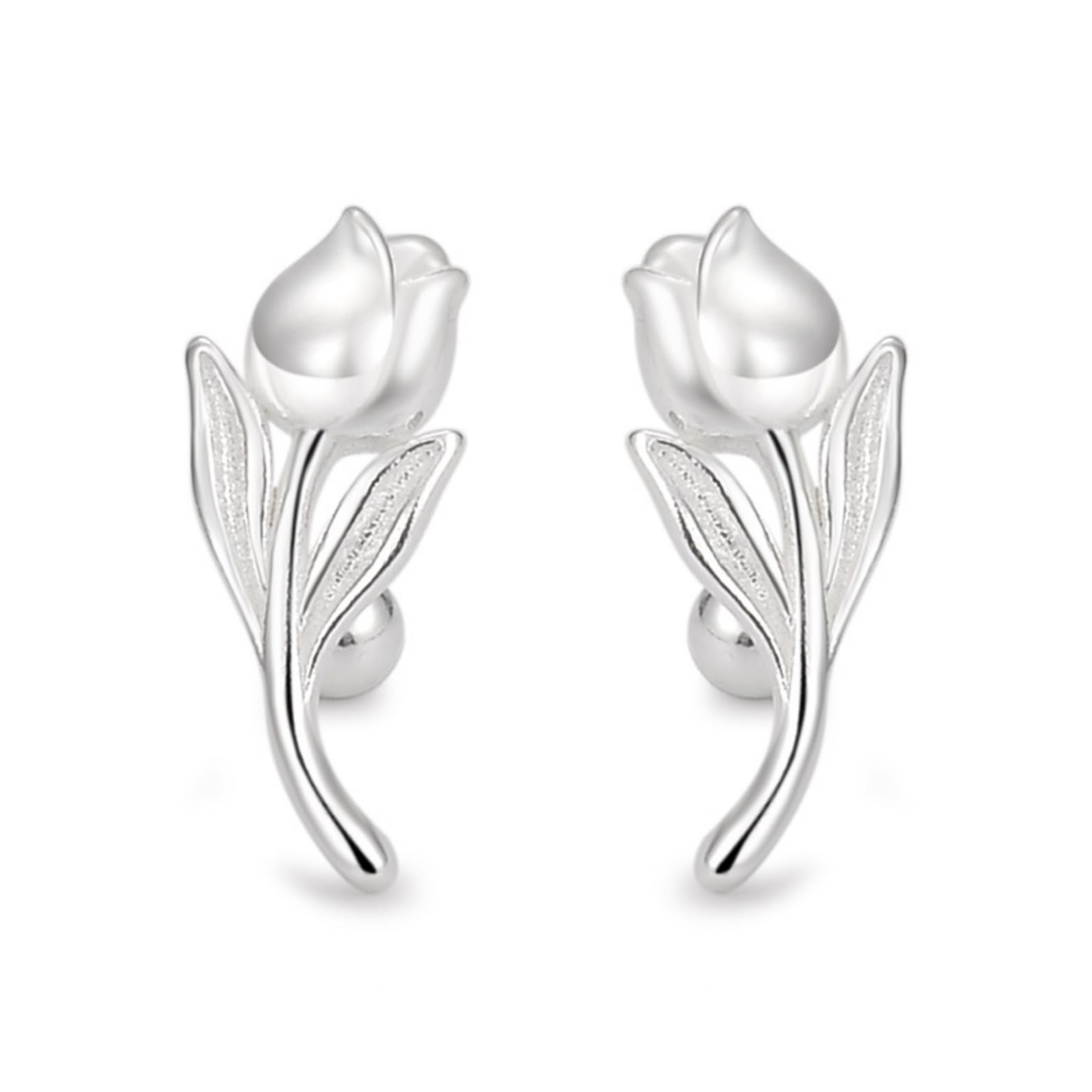 Sterling Silver Screw Back Stud Earrings for Women | Dainty CZ & Rhinestone Hypoallergenic Earrings | S925 Tiny Simple Jewelry | Perfect Birthday Gifts for Her | Everyday Wear, Office & Special Occasions