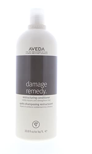 Aveda Damage Remedy Restructuring Conditioner for Damaged Hair - 33.8 oz Unisex Hair Repair Treatment | Salon-Recommended for Dry, Brittle & Color-Treated Hair | Daily Use & Post-Chemical Service Recovery