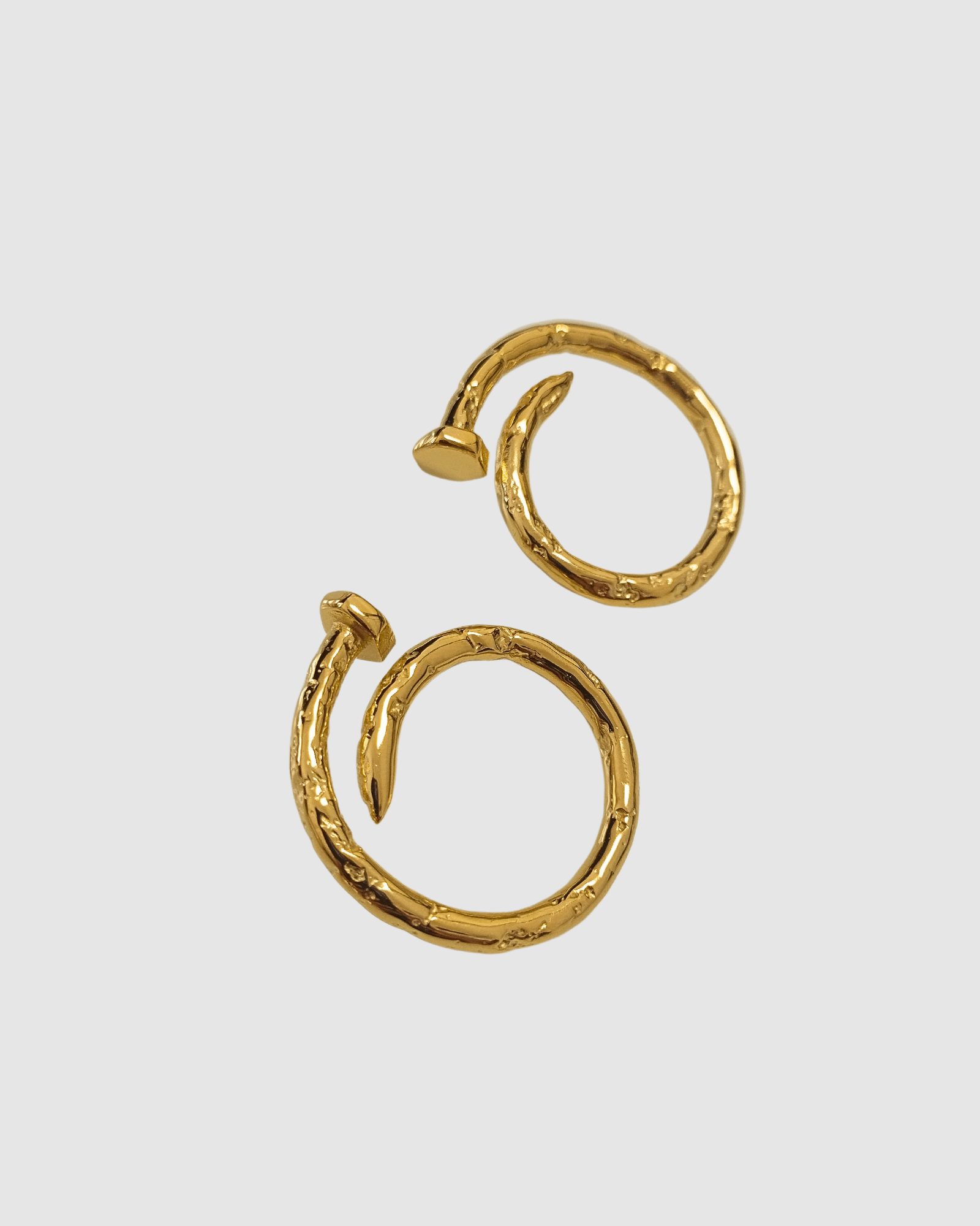 Izoa 14K Gold Plated Ebony Stud Earrings for Women - Elegant & Minimalist Jewelry for Everyday Wear, Parties & Gifts