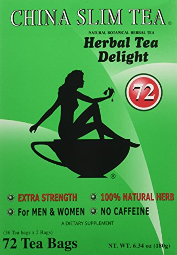 China Slim Tea Extra Strength - 72 Tea Bags for Weight Loss & Detox | Herbal Slimming Tea for Men & Women | Perfect for Daily Wellness & Metabolism Boost