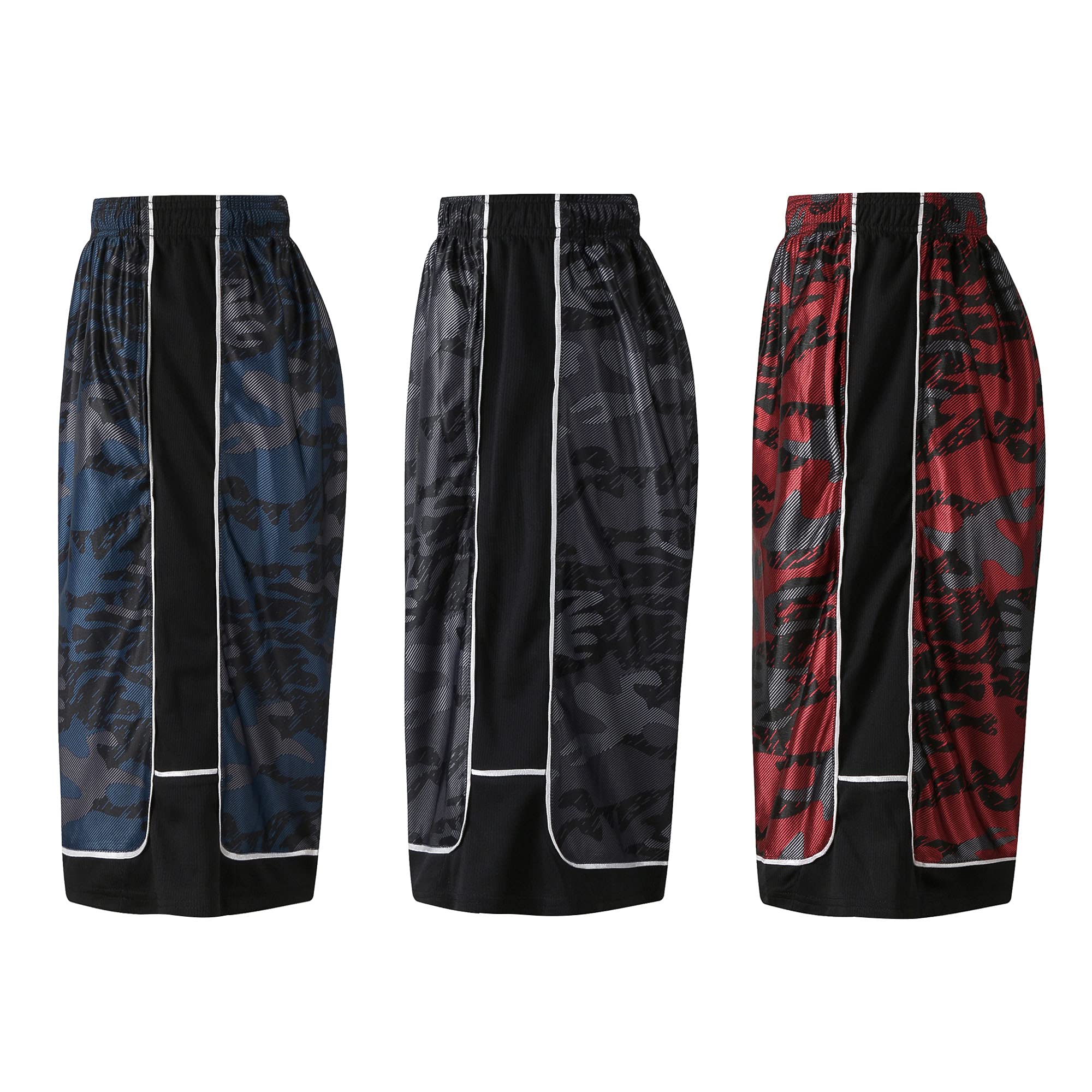 Men's Quick-Dry Basketball Shorts - Breathable Running & Gym Workout Shorts with Drawstring & Pockets - Perfect for Sports, Training & Casual Wear