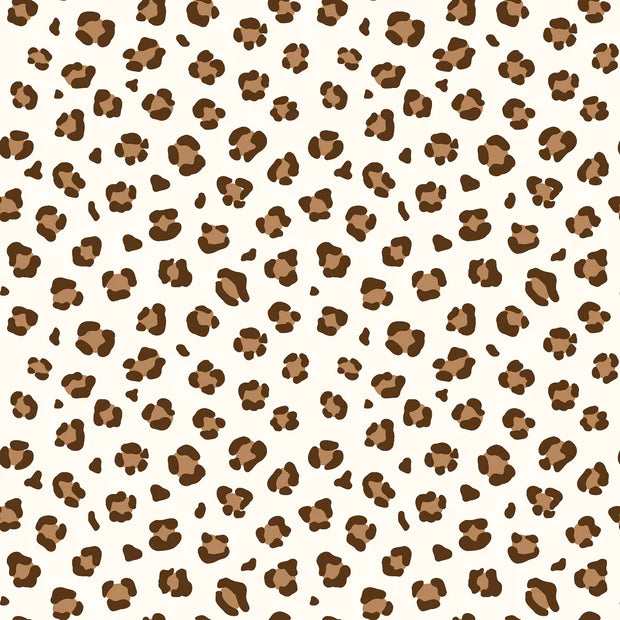 Soft Cotton Poplin Fabric with Leopard Small Spots Print - Perfect for DIY Dresses, Shirts & Home Decor Projects