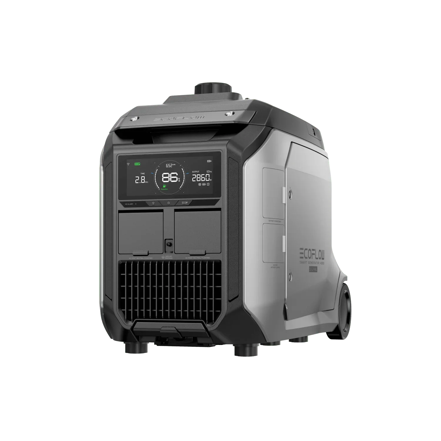 EcoFlow Smart Generator 4000 - Dual Fuel Portable Power Station for Home Backup, Camping & Outdoor Adventures | Quiet Gas & Propane Generator for Emergency Power & RV Use