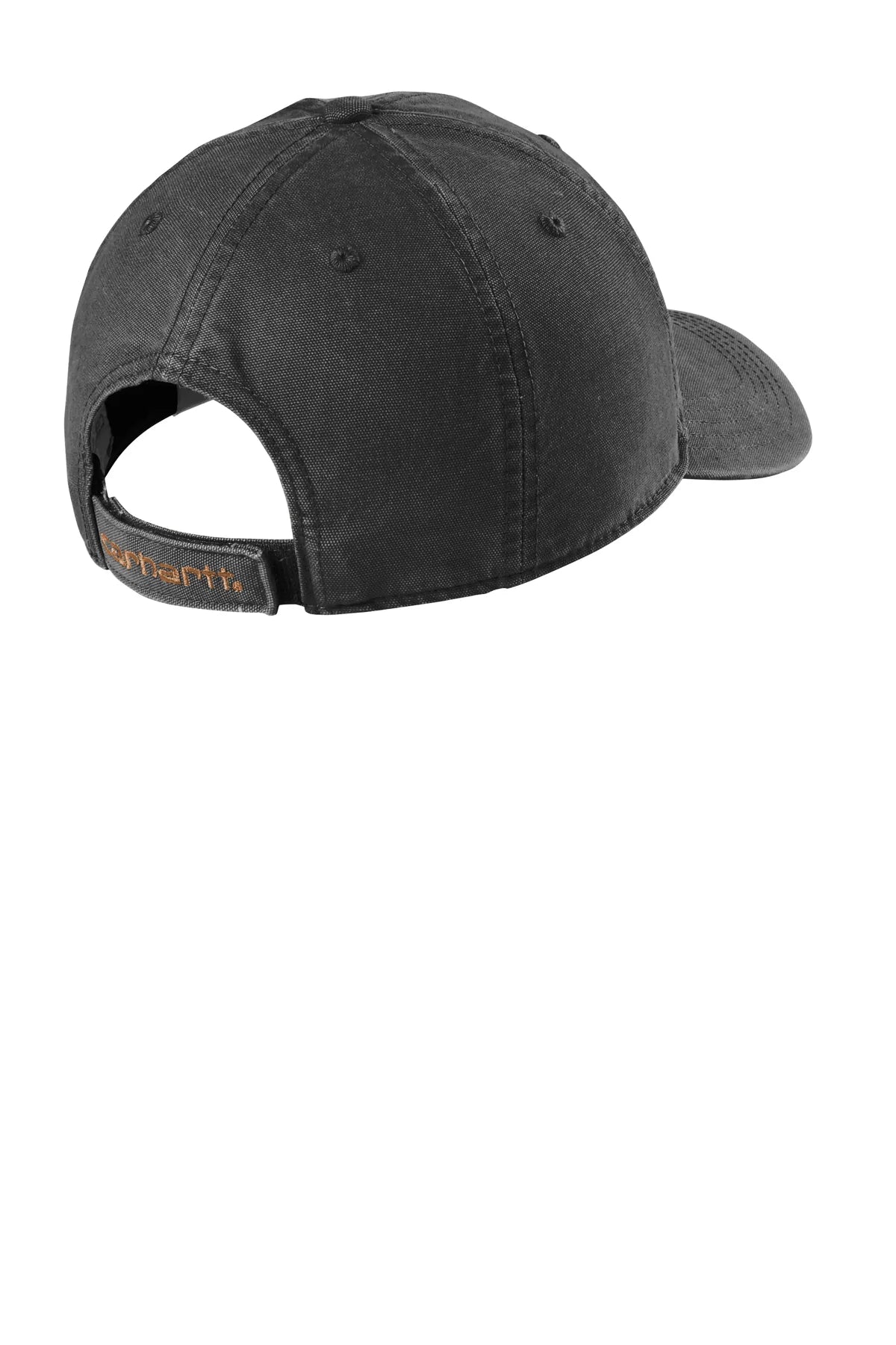 Carhartt Cotton Canvas Custom Caps for Men & Women - Durable Black Adjustable Hat for Work, Outdoor & Casual Wear