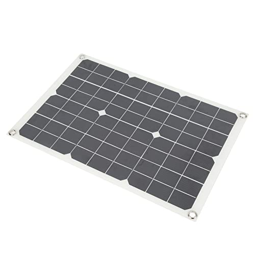 20W 18V Flexible Monocrystalline Solar Panel - Portable Waterproof Solar Charger for Cars, Boats, RVs & Outdoor Camping Power Supply