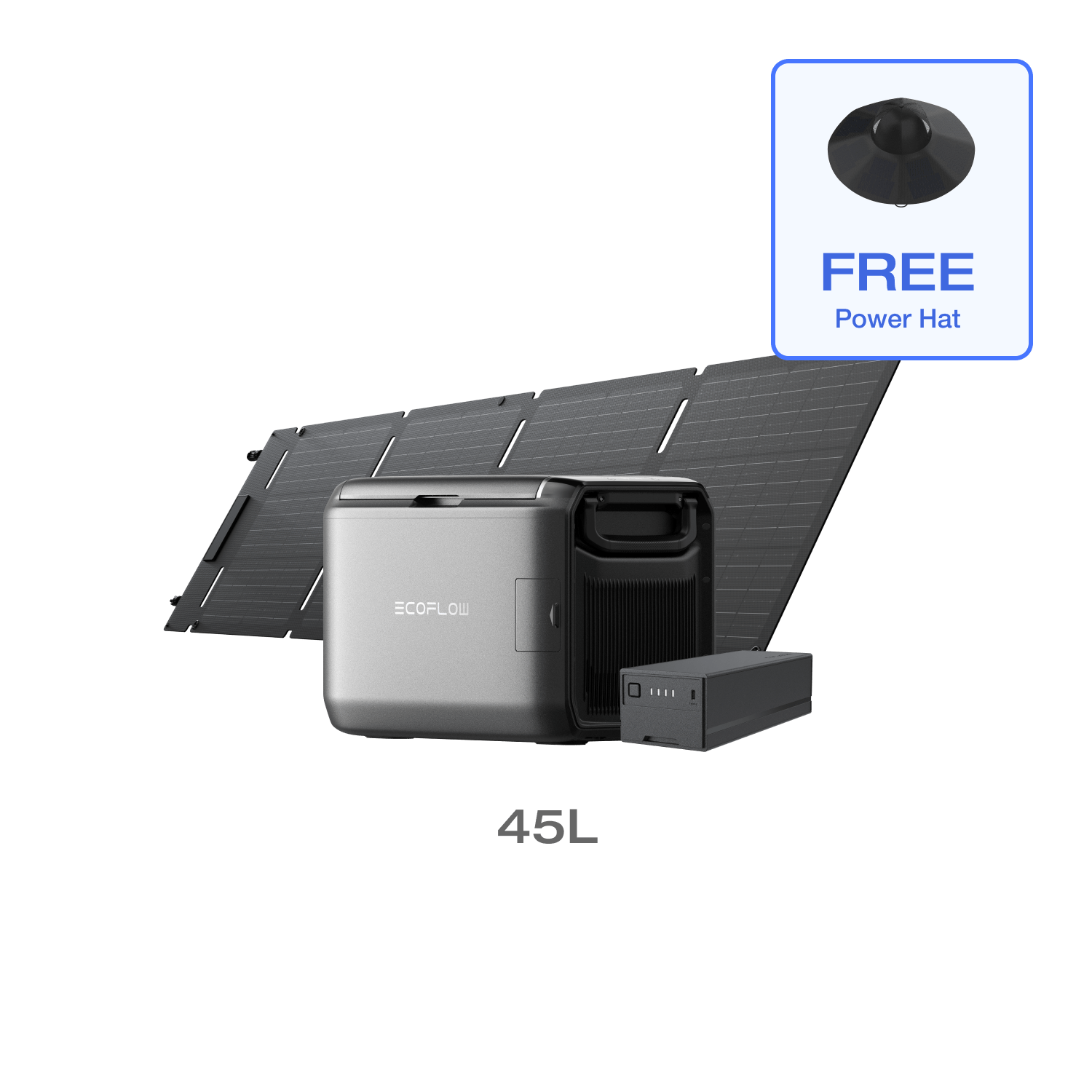 EcoFlow GLACIER Classic Portable Fridge Freezer - 12V/24V Car & Home Use, 30QT Capacity, APP Control for Camping, Road Trips & Outdoor Adventures
