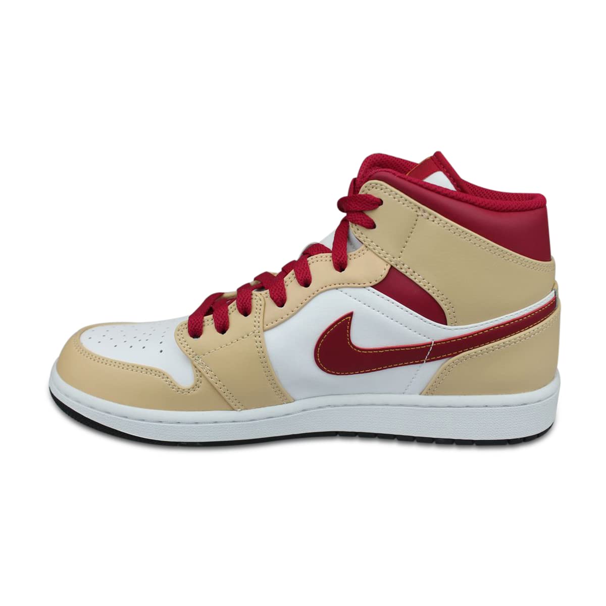 Jordan Men's Air 1 Mid Basketball Shoes 554724-201 - Size 9.5 - Classic Sneakers for Streetwear, Casual & Sports Performance