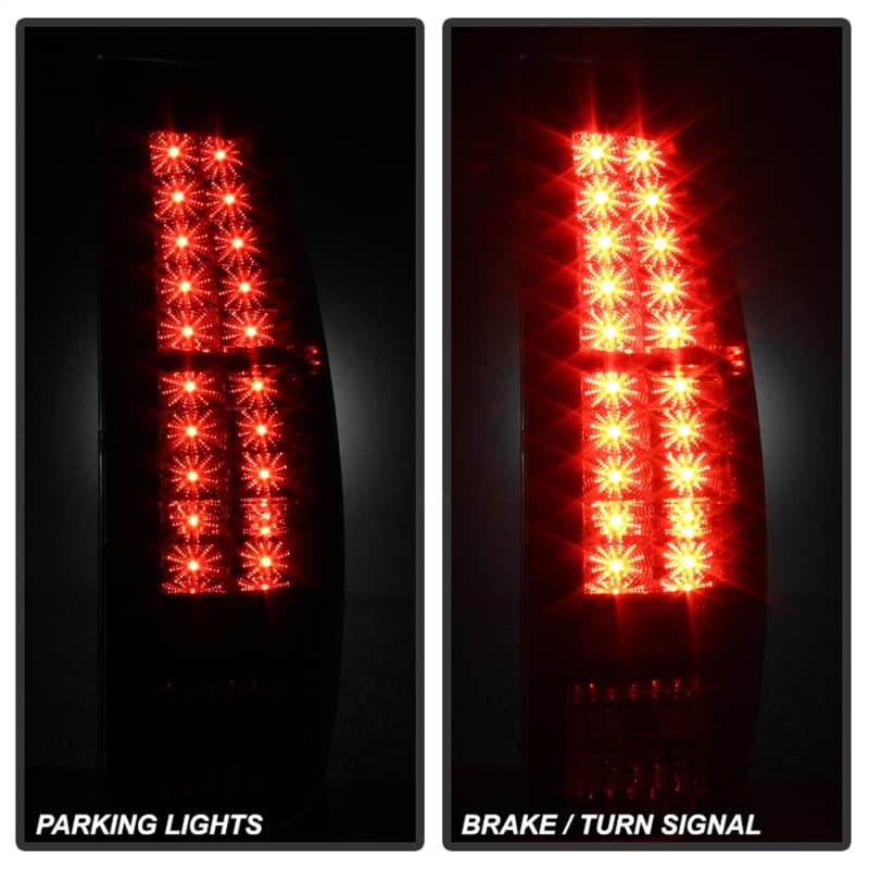 Spyder Auto 5032461 LED Tail Lights Black/Clear - High-Performance Brake Lights for Trucks & SUVs