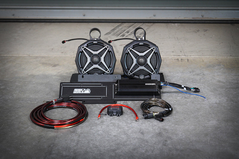2 Speaker Cage Mount Kit for Polaris RZR XP Turbo S - Heavy Duty Audio Upgrade for Off-Road Adventures & Trail Riding