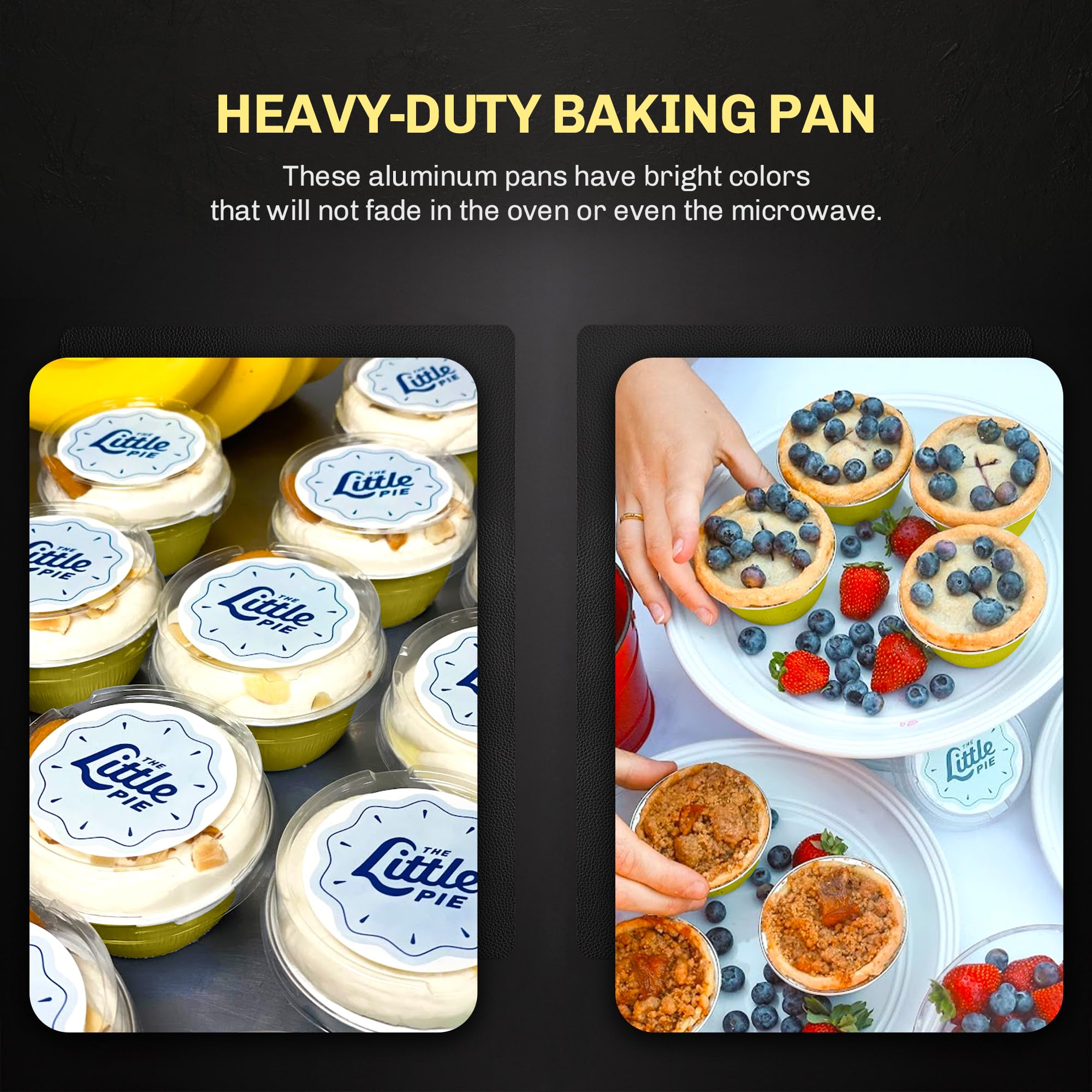 KitchenDance 4oz Disposable Gold Aluminum Baking Cups with Lids - Stackable Foil Pans for Creme Brulee, Flan, Cupcakes & Desserts - Perfect for Home Baking, Party Catering & Meal Prep (500-Pack)