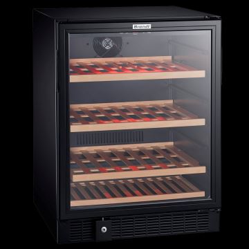 Brandt CAV50B 50 Bottle Wine Cooler - Freestanding Dual Zone Wine Refrigerator for Red & White Wines - Perfect for Home Bars, Restaurants, and Wine Cellars