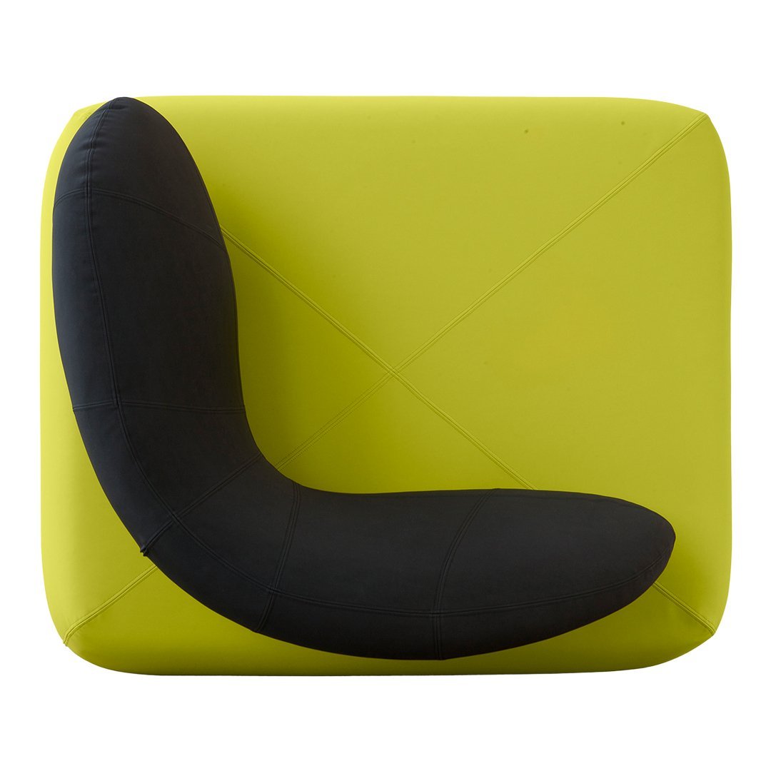 Konno Chat Chair - Modern Lounge Chair with Softline Fabric for Living Room, Office, or Outdoor Relaxation | Comfortable & Stylish Seating Solution