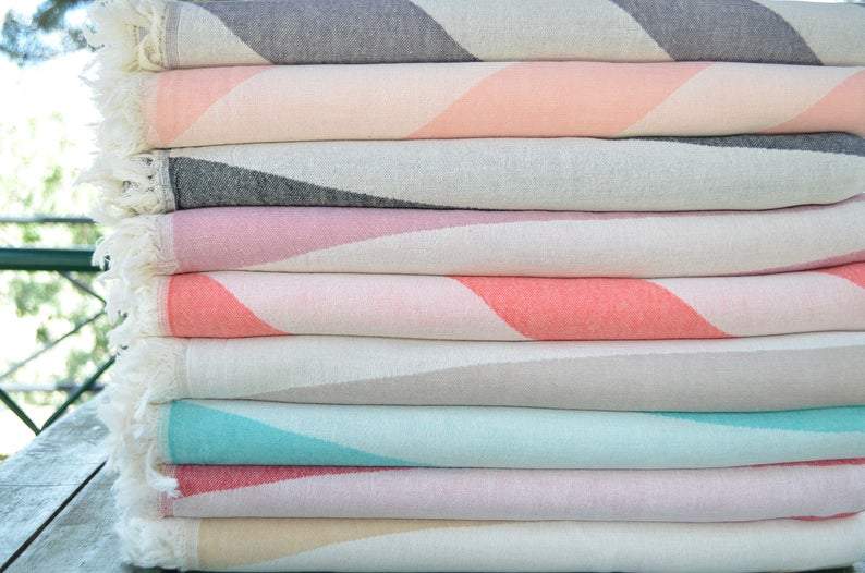 Premium 100% Cotton Beach Towels - Miami Beach Series | Soft, Absorbent & Quick-Drying | Perfect for Pool, Beach & Vacation Use