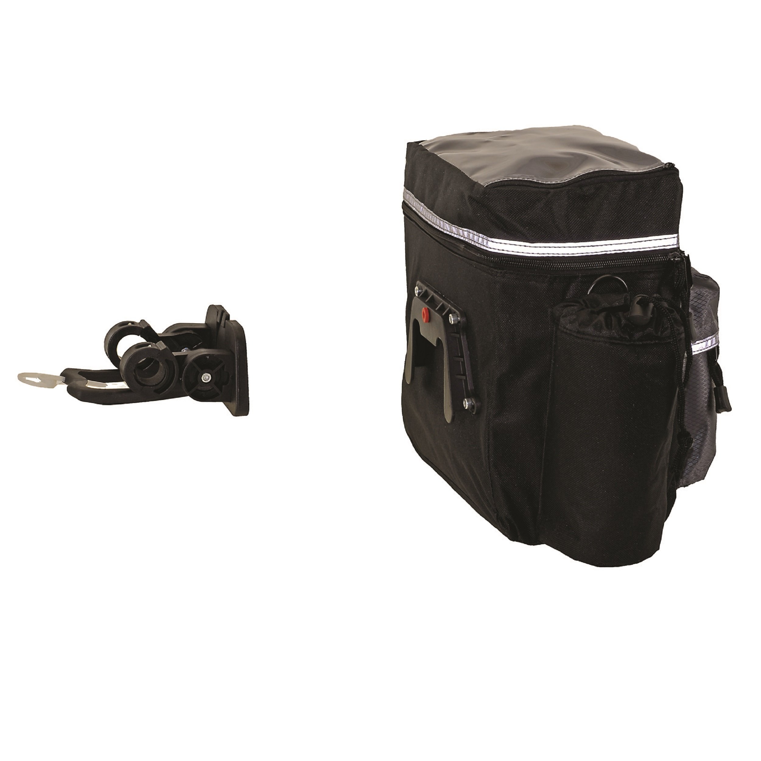 M-Wave Waterproof Bike Handlebar Bag - Durable Cycling Storage for Phone, Keys & Essentials - Perfect for Commuting, Road Biking & Outdoor Adventures