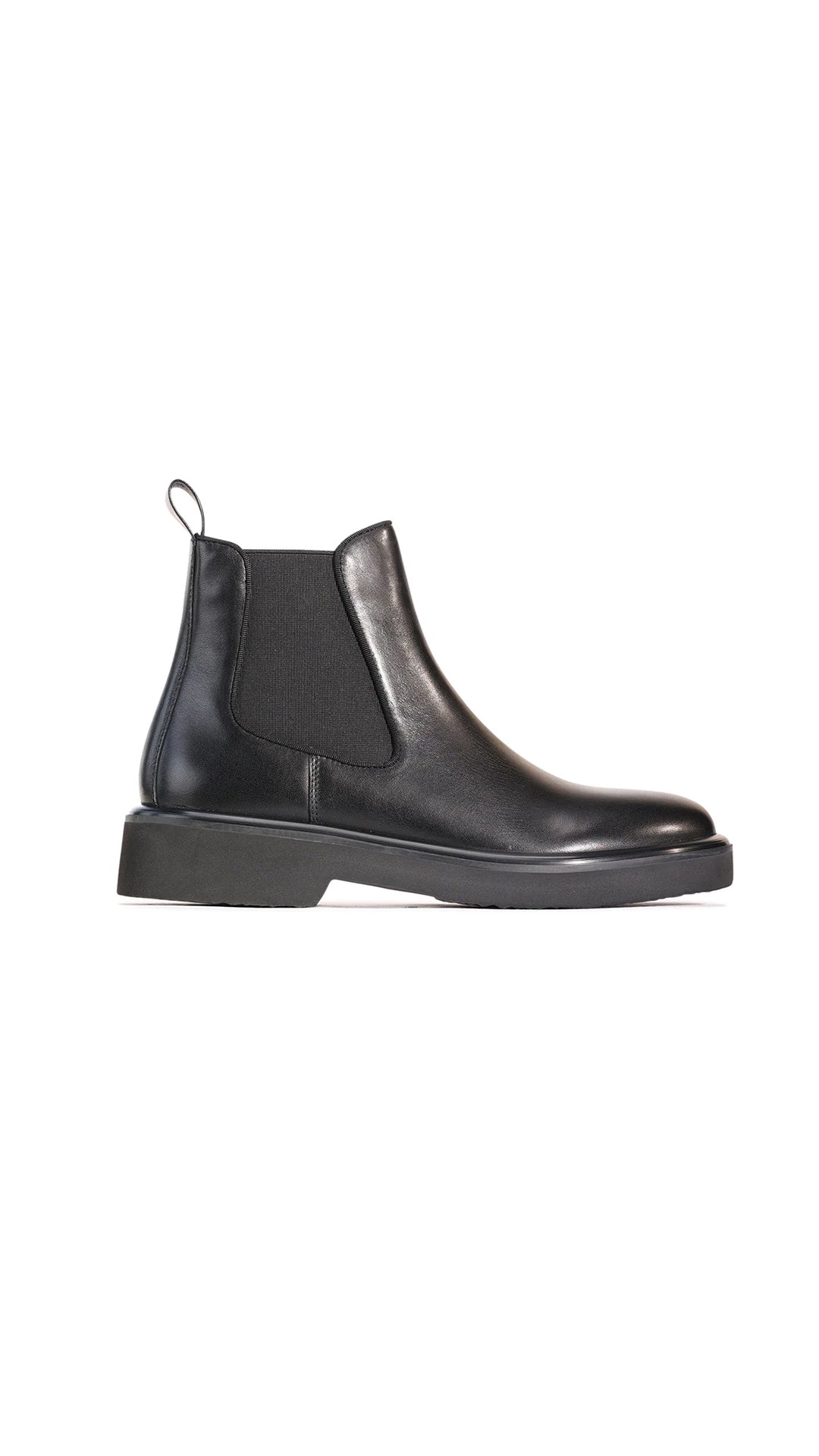 Thea Black Chelsea Elastic Ankle Boots for Women - Comfortable Slip-On Winter Shoes with Stretchable Side Panels - Perfect for Office, Casual Outfits & Cold Weather Walking