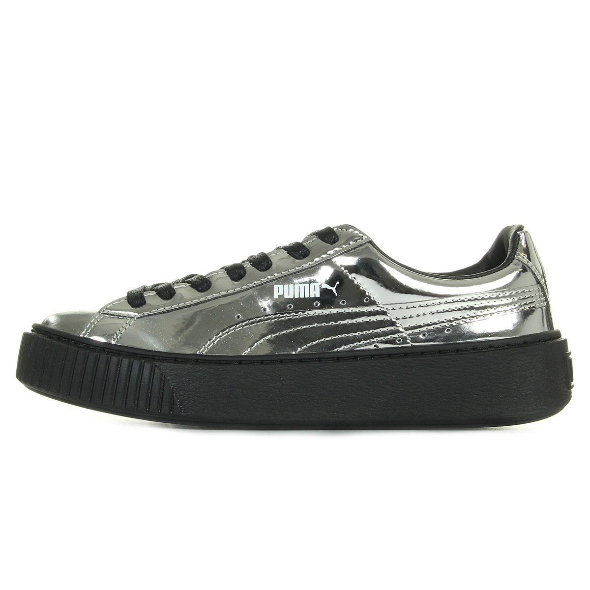Puma Basket Platform Metallic Women's Sneakers - Stylish & Comfortable Athletic Shoes for Running, Gym, and Casual Wear