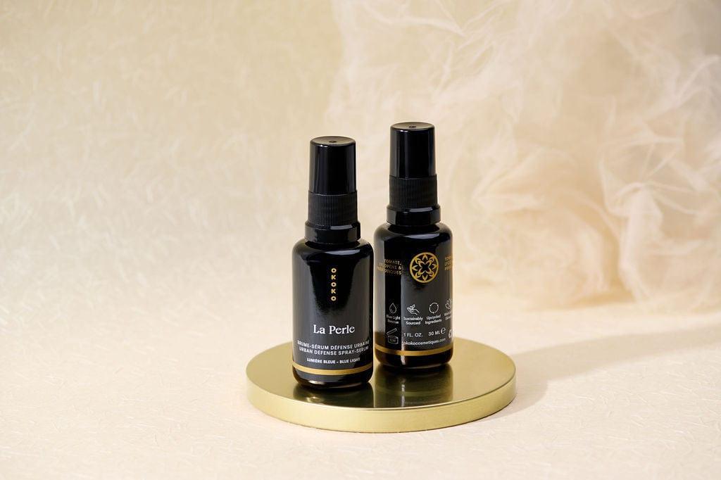 La Perle Antioxidant Protection Mist with Bakuchiol & Prickly Pear - Hydrating Facial Spray for Glowing Skin | Perfect for Travel, Gym & Daily Skincare Routine