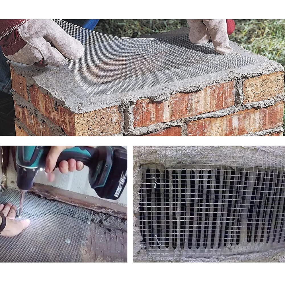 XXIOJUN 304 Stainless Steel Welded Wire Mesh - 1/2