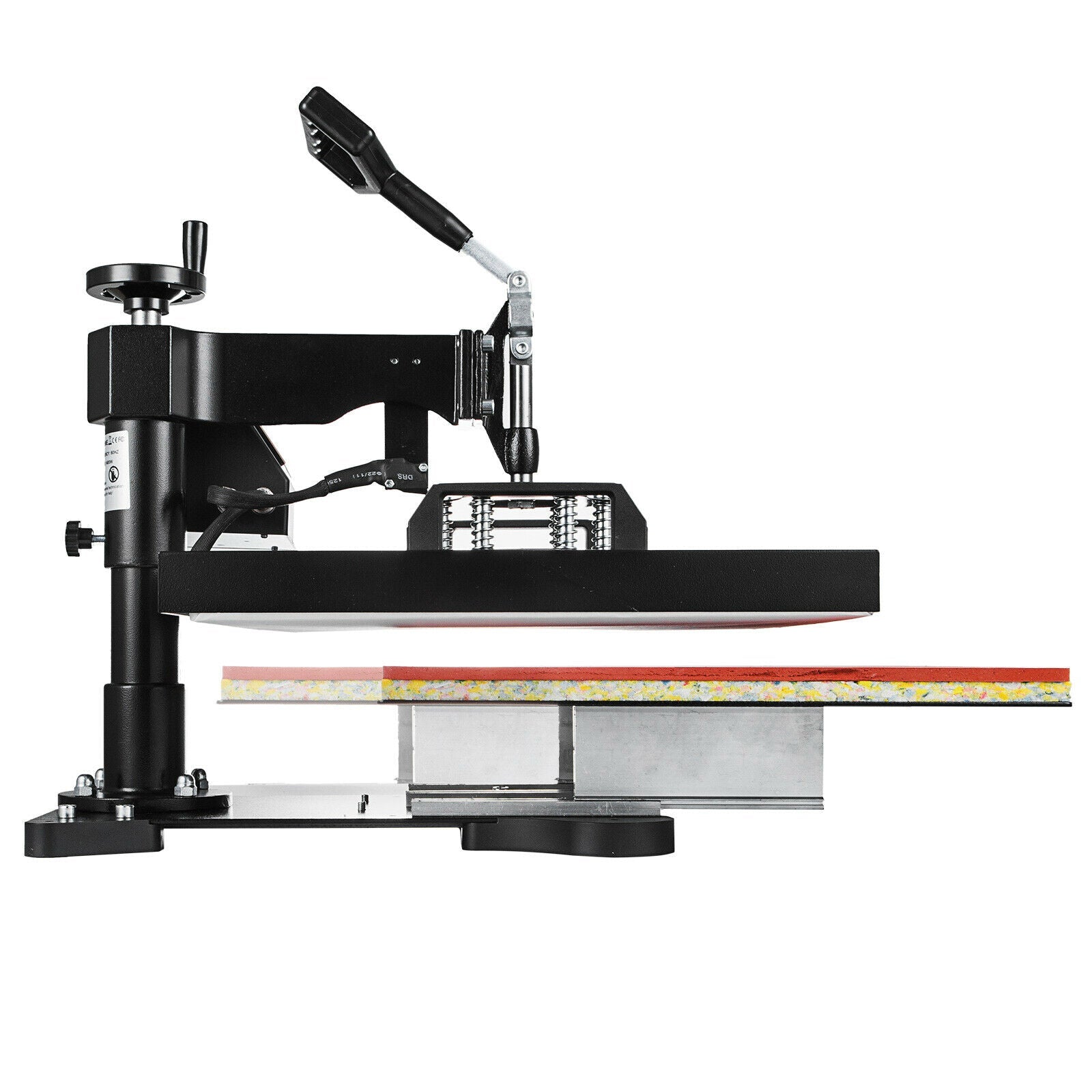 2-in-1 Combo 15x15 T-Shirt & Hat Heat Press Transfer Printing Machine with Swing Away Design - Perfect for DIY Custom Apparel, Sublimation, and Small Business T-Shirt Printing