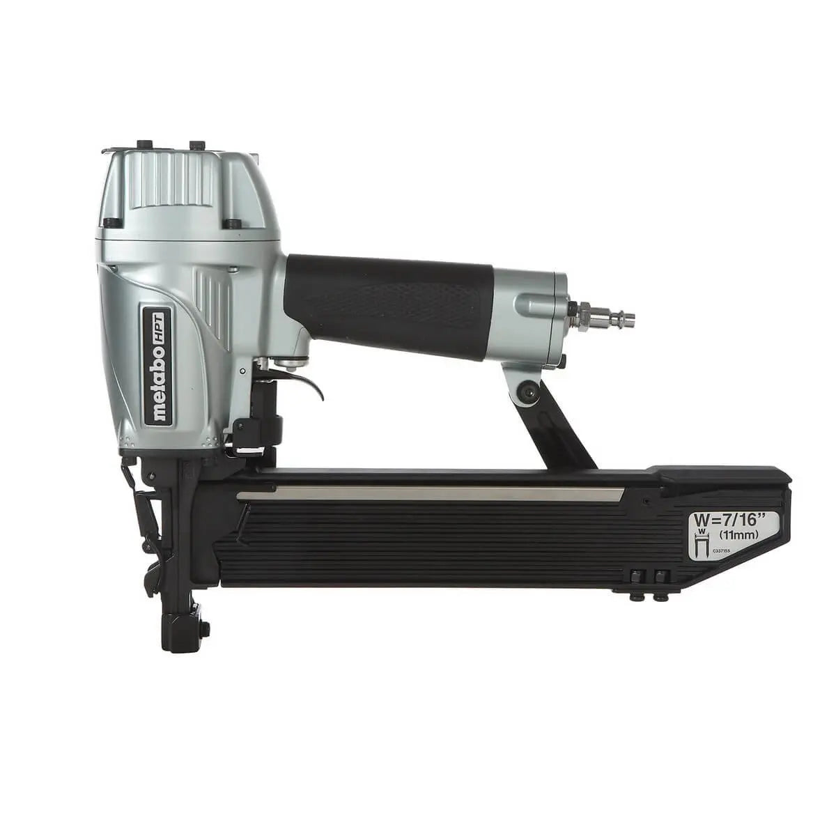 Metabo N5008AC2M 7/16-Inch Crown Stapler - Heavy Duty Electric Staple Gun for Upholstery, Carpentry & DIY Projects - Perfect for Furniture, Cabinets & Home Repairs