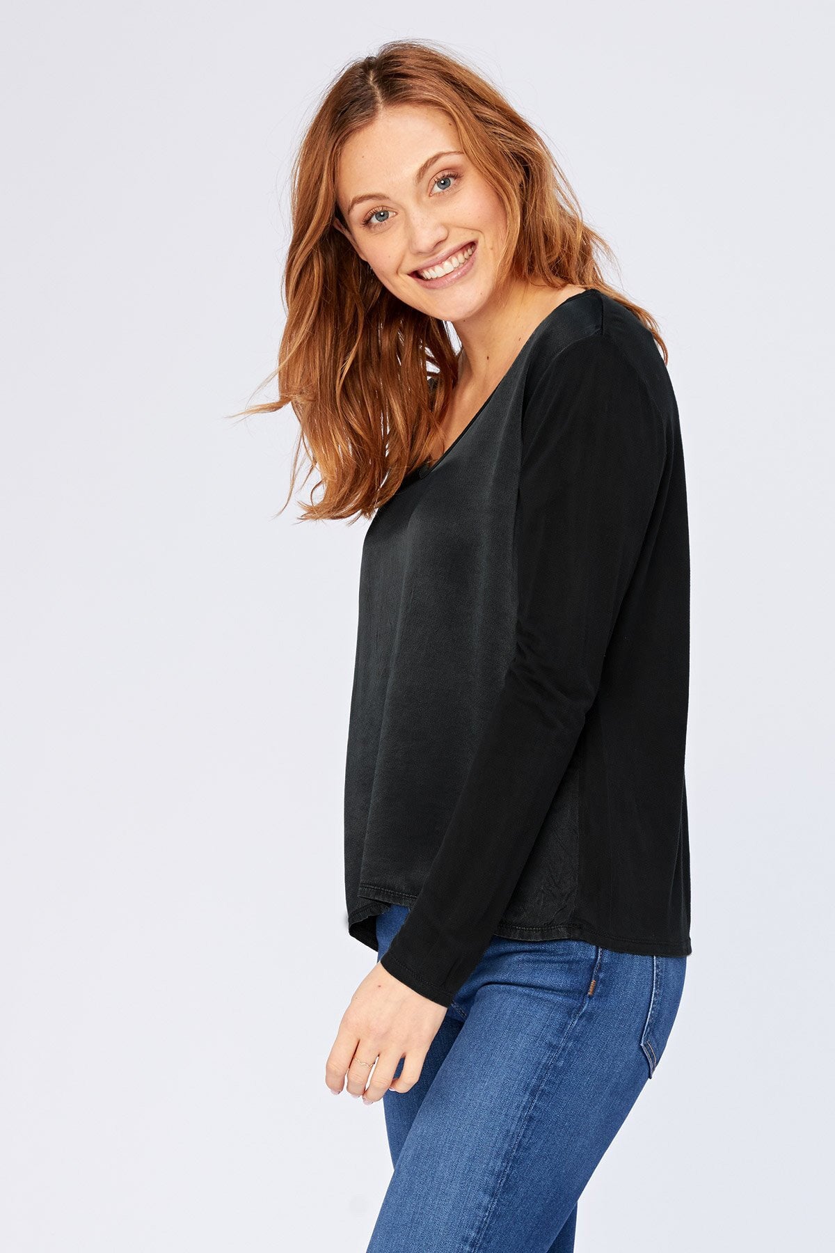 Kalvin Top Black - Stylish Women's Casual Blouse for Everyday Wear | Perfect for Office, Dating & Outings