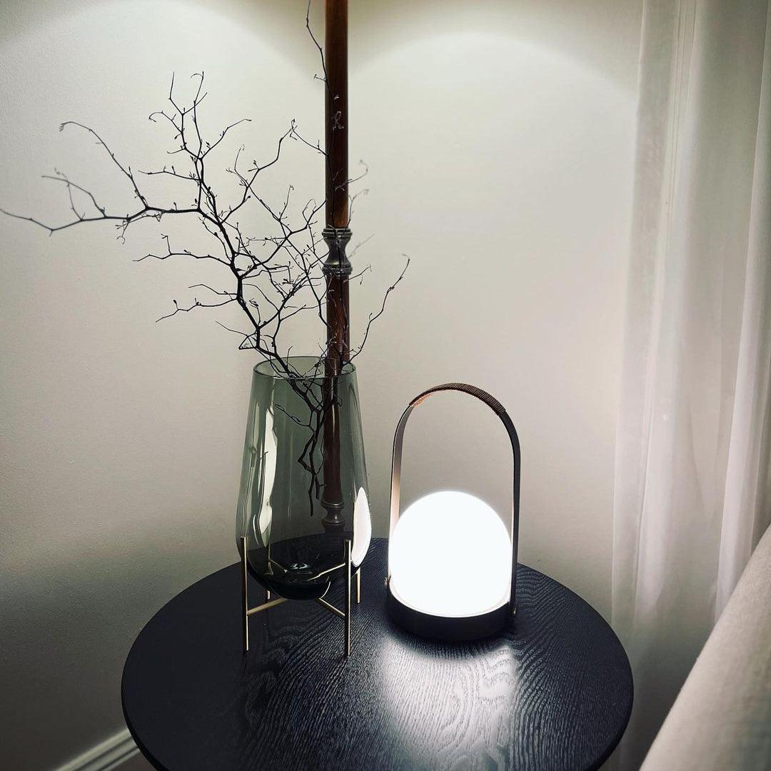 Carrie Rechargeable LED Table Lamp with Built-in Battery - Perfect for Bedroom, Living Room, and Office Lighting
