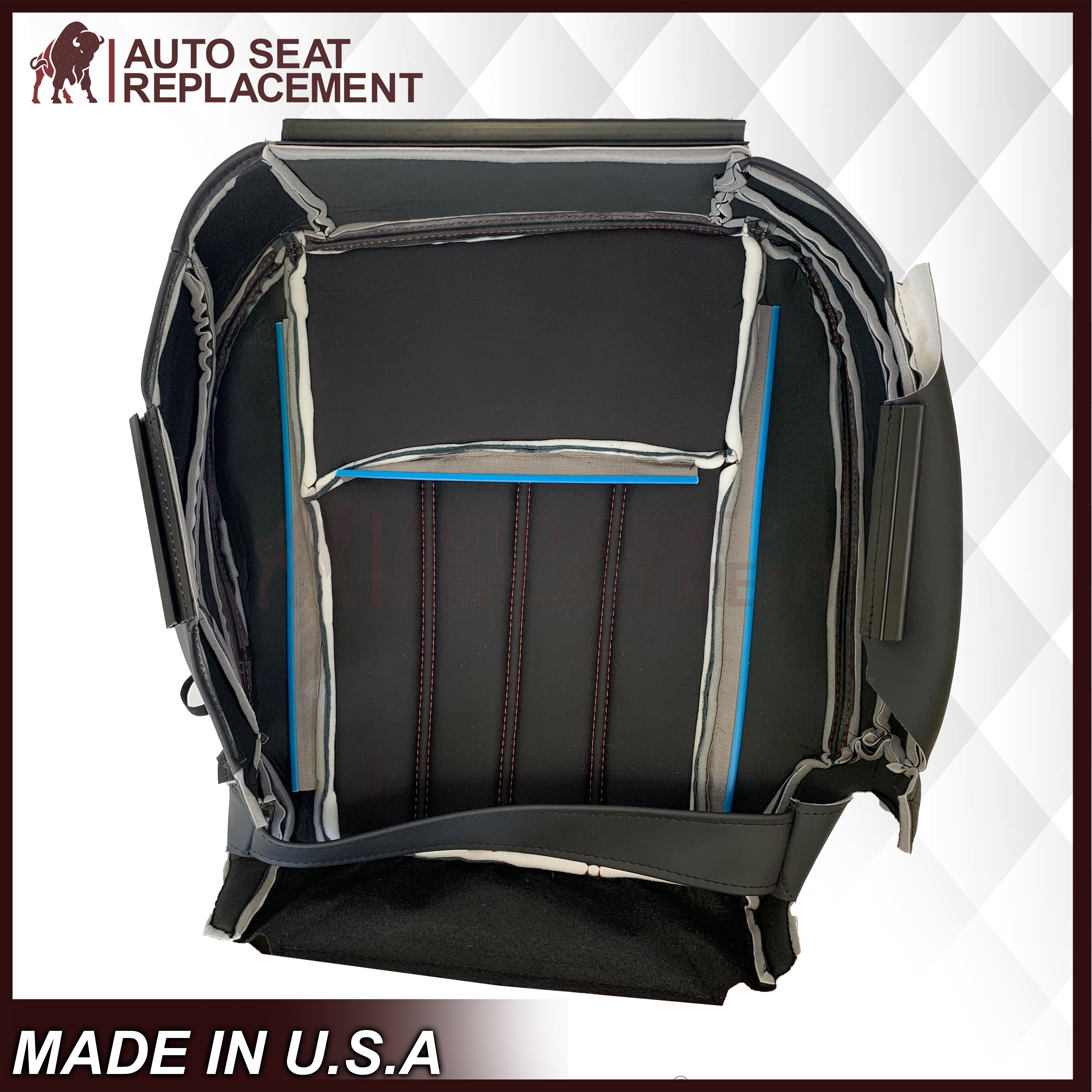 2009-2012 Dodge Ram 1500/2500/3500 Laramie Replacement Seat Covers - Dark Slate Gray | Premium Custom Fit for Pickup Trucks | Perfect for Off-Roading & Daily Commute