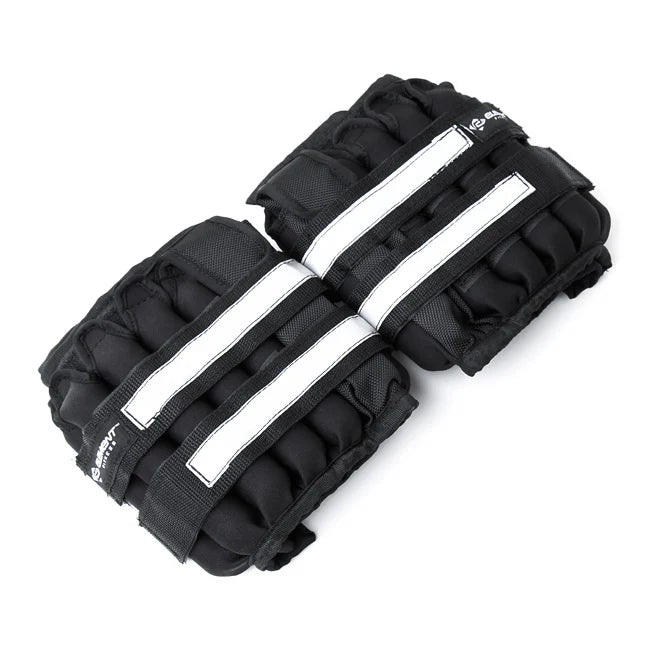 20lbs Adjustable Ankle Weights for Women & Men (2 x 10lb) - Comfortable Fitness Weights for Walking, Running, Physical Therapy & Home Workouts