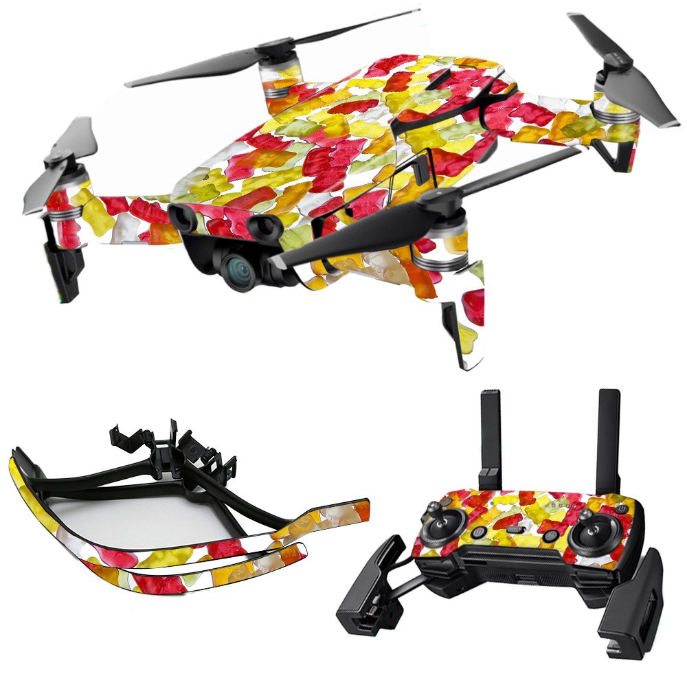 DJI MightySkins Protective Vinyl Decal Wrap Cover - Gummy Bears Design | Durable, Customizable Skin Compatible with DJI Drones | Easy to Apply & Remove | Made in USA | Perfect for Drone Protection & Personalization