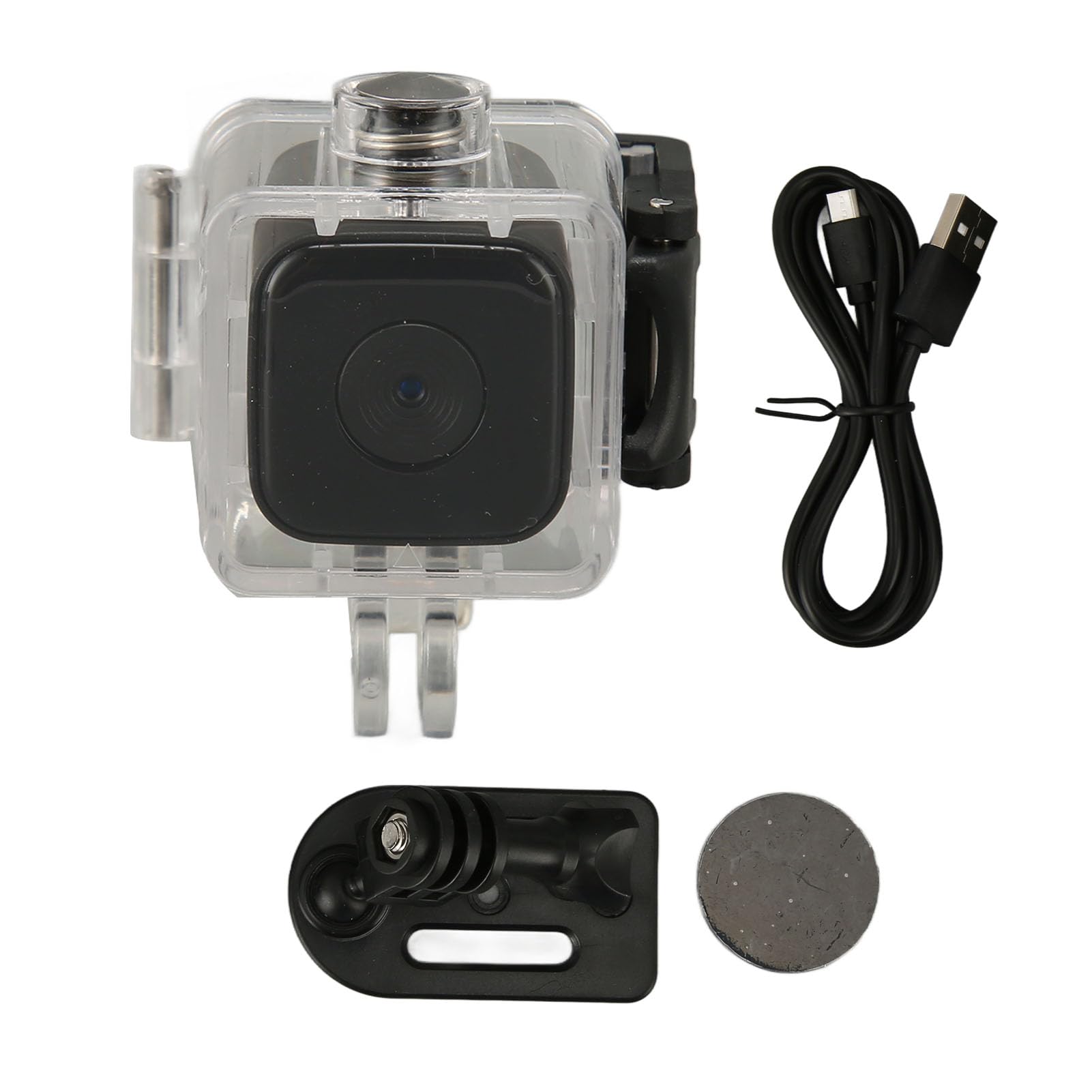 Annadue HD 1080P Mini Waterproof Action Camera with Infrared Night Vision, 30m Underwater Sports DV Camera - Supports 128GB Memory Card, Wide Compatibility - Perfect for Diving, Surfing, Skiing & Outdoor Adventures