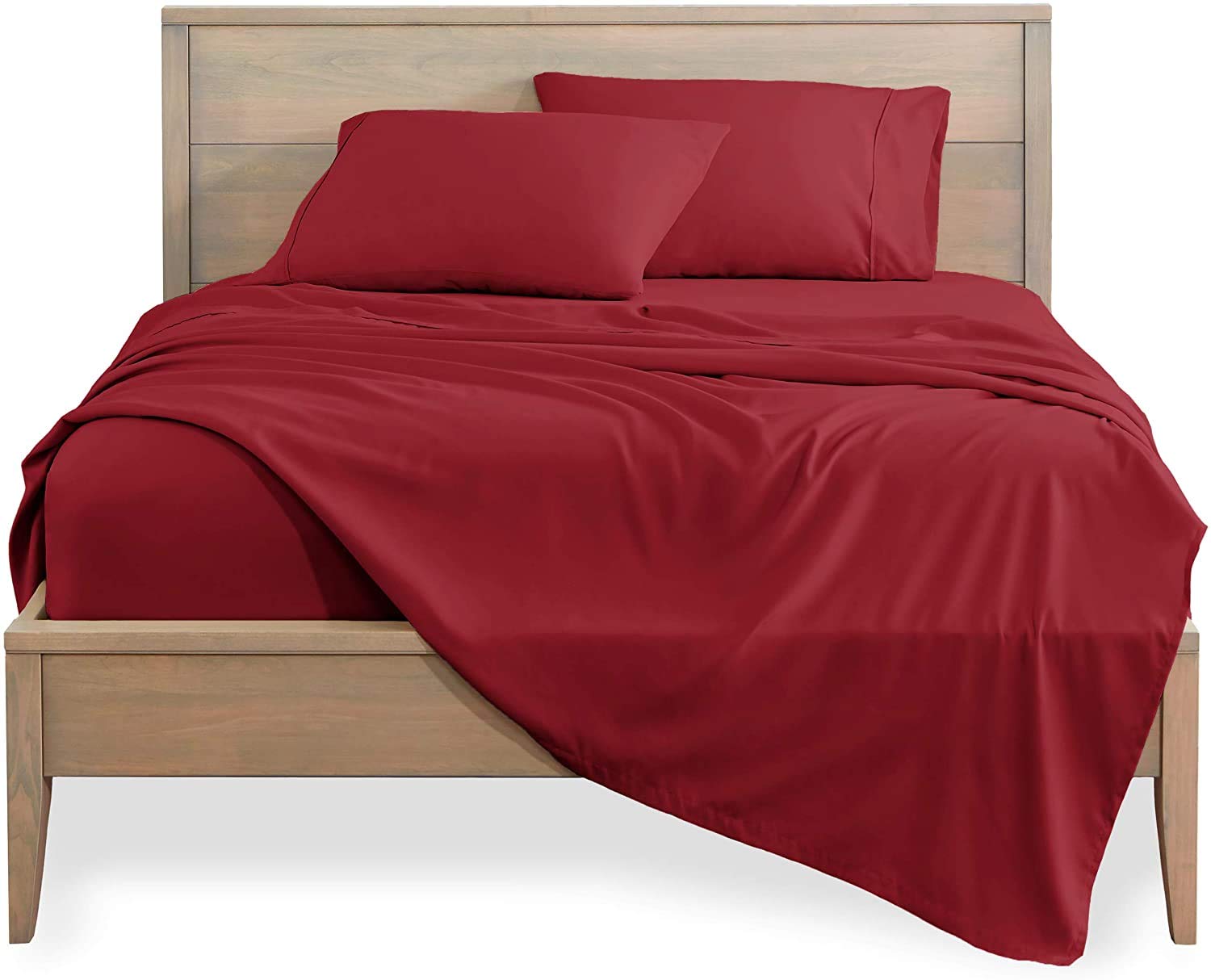 600 Thread Count Percale Cotton RV King Size Bed Sheets Set - Deep Pocket, Breathable & Soft for Comfortable Sleep - Perfect for Campers, Travel Trailers & RVs