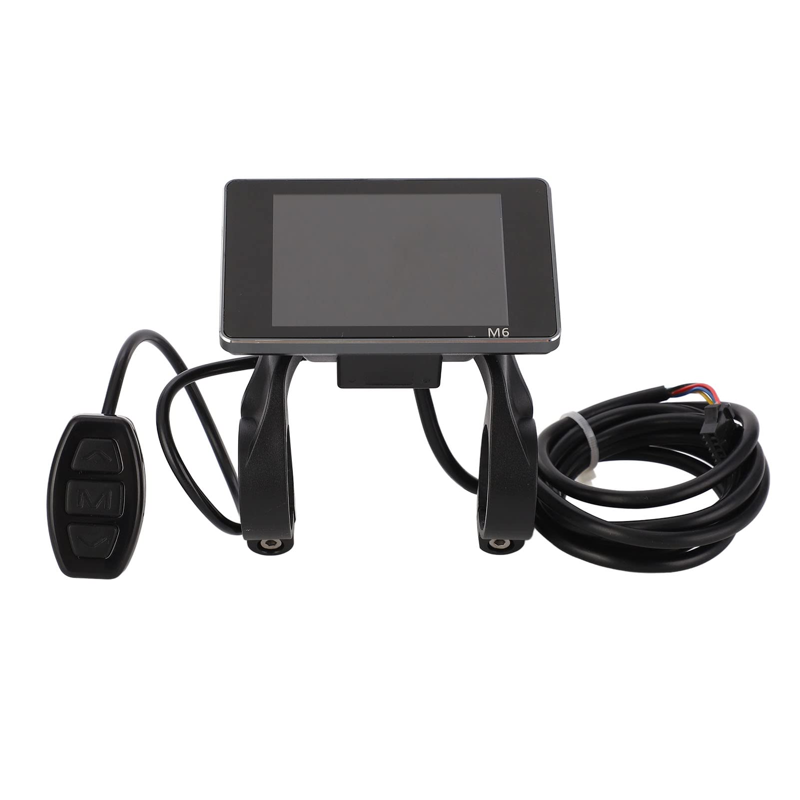CHICIRIS 36V 48V M6 LCD Display for Electric Bikes - Waterproof Lightweight Plastic Shell, Large Screen Real-Time Data - Perfect for E-Bike & Electric Scooter Commuting, Urban Riding & Outdoor Adventures