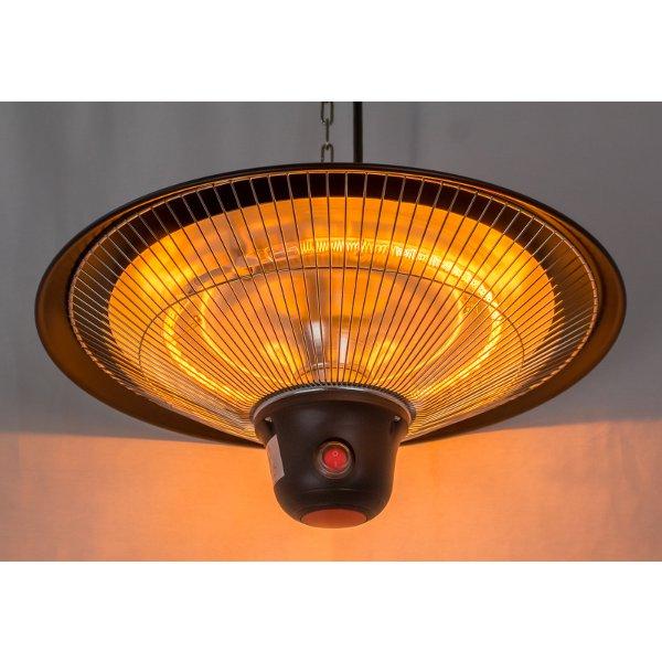 Black Electric Patio Heater for Gazebo & Outdoor Spaces - Weatherproof Infrared Heating for Backyard, Deck, and Garden Gatherings
