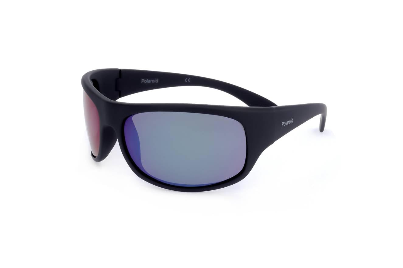 Polaroid Men's Modern 07886 3OL/5Z MT BLK GRN 66 Sunglasses - Black & Green Frame - UV Protection - Perfect for Driving, Outdoor Sports & Everyday Wear