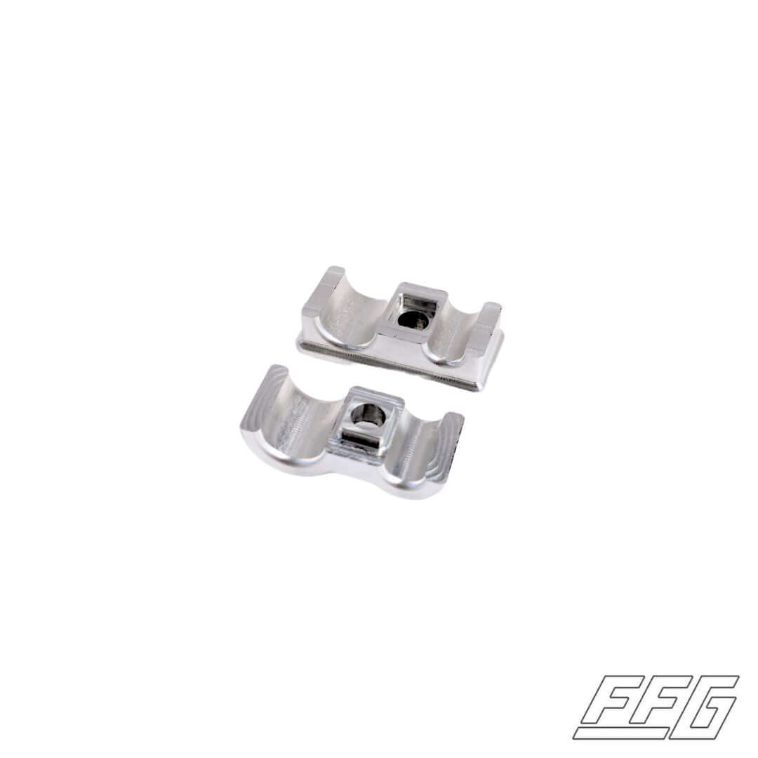 Stainless Steel Billet Line Clamp - Heavy Duty Hose Clamp for Automotive & Industrial Use - Perfect for Fuel, Oil, and Coolant Lines