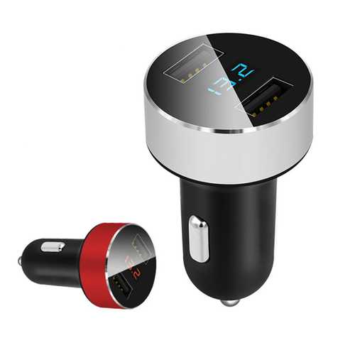 5V 3.1A Fast Car Charger with Dual USB Ports - Quick Charge Compatible for iPhone, Samsung & Android Phones - Perfect for Road Trips & Daily Commutes