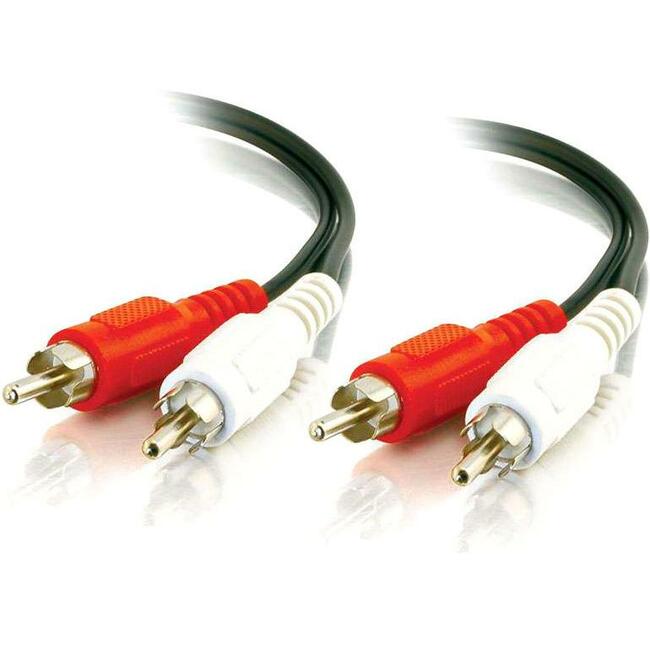 12Ft RCA Stereo Audio Cable - High Quality Value Series for Home Theater, Speakers & Audio Systems - Perfect for Connecting DVD Players, TVs & Sound Systems