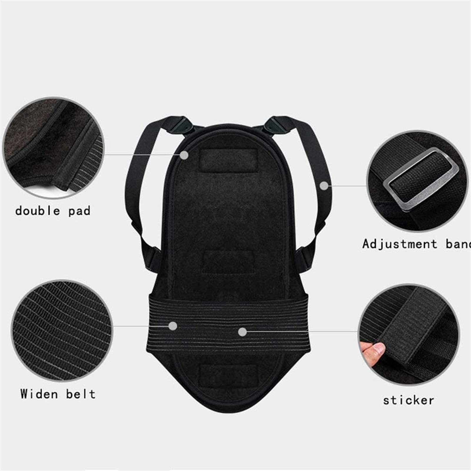 Dirt Bike Body Armor Vest - Chest & Spine Protector for Motocross, Skiing, Snowboarding - Hard Plastic Protective Gear (Size Small) | Ideal for Off-Road Riding & Winter Sports Safety
