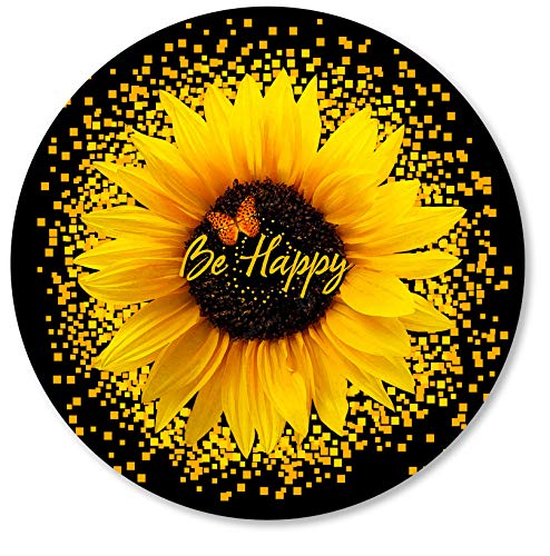 Yellow Sunflower and Butterfly