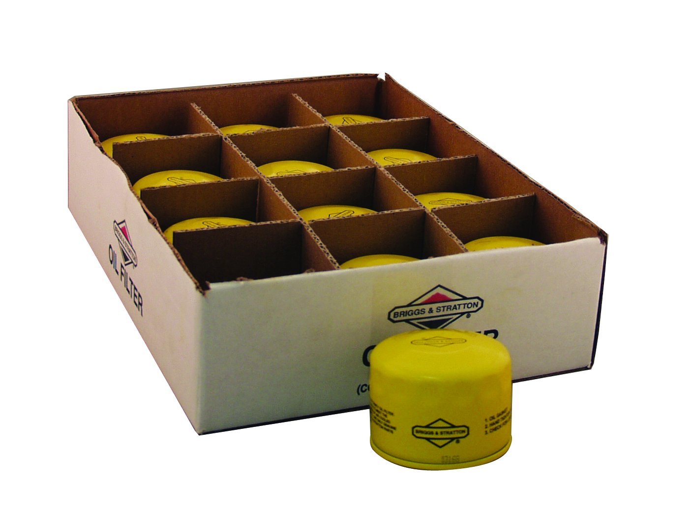 Briggs & Stratton Genuine Oil Filter - Compatible with Most Lawn Mowers & Small Engines - Perfect for Routine Maintenance & Engine Protection