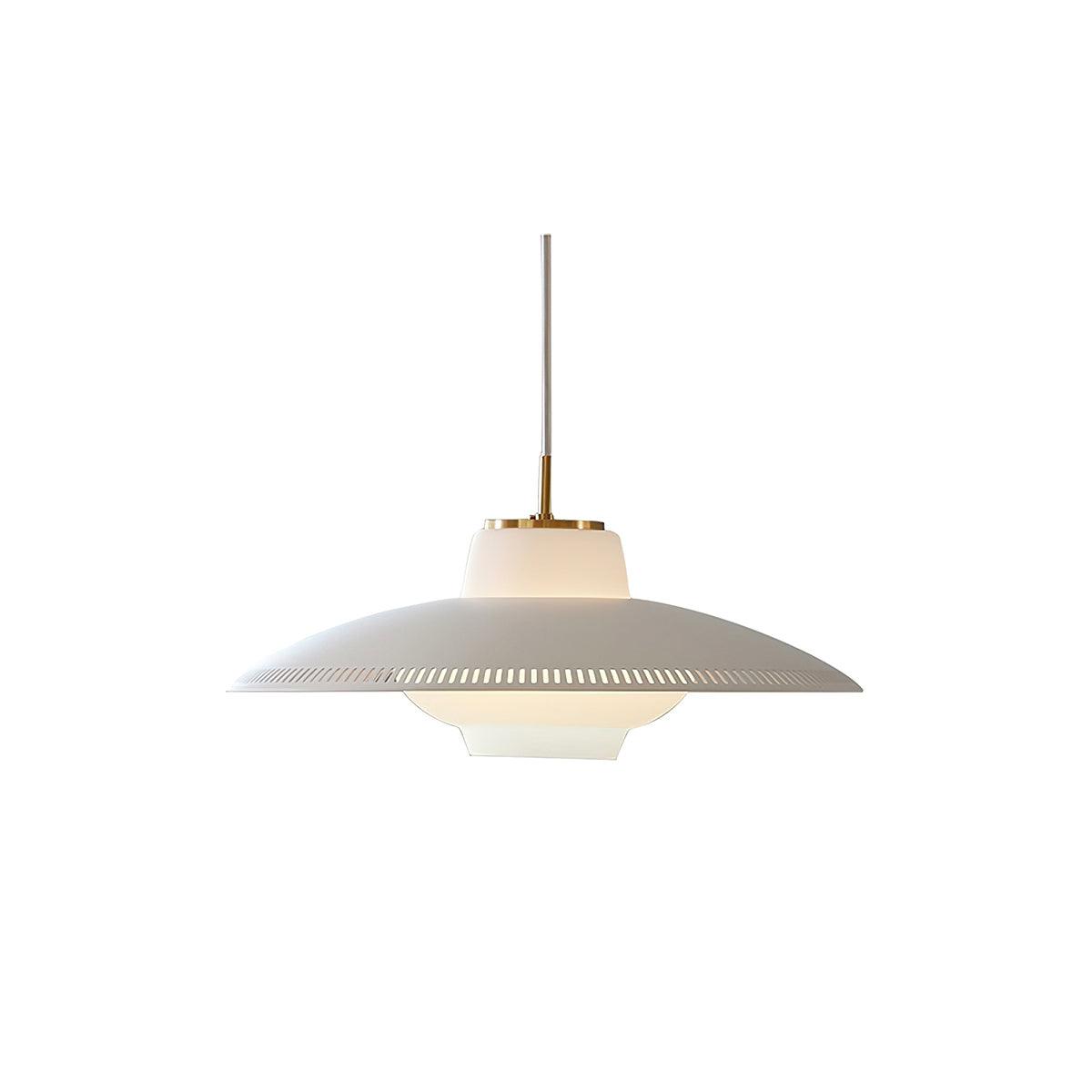 Modern Alien Frisbee Pendant Light Fixture - UFO-Inspired Hanging Lamp for Living Room, Bedroom & Dining Room Decor