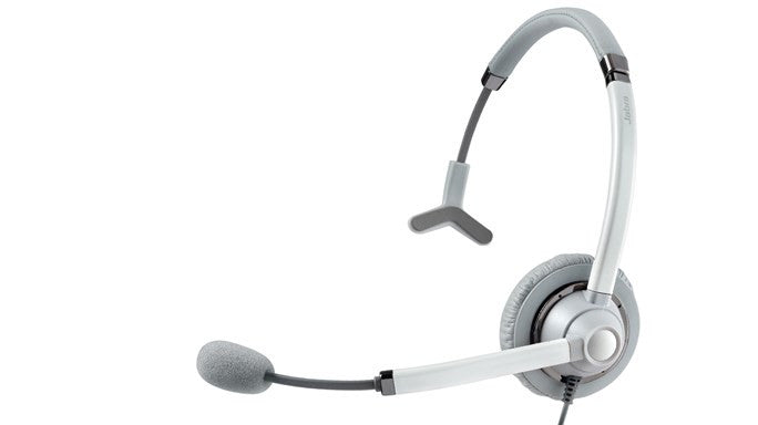 Jabra UC VOICE 750 MS Mono Light Wireless Headset - Noise Cancelling Office Headphone for Business Calls & Remote Work | Compatible with Teams, Zoom, Skype