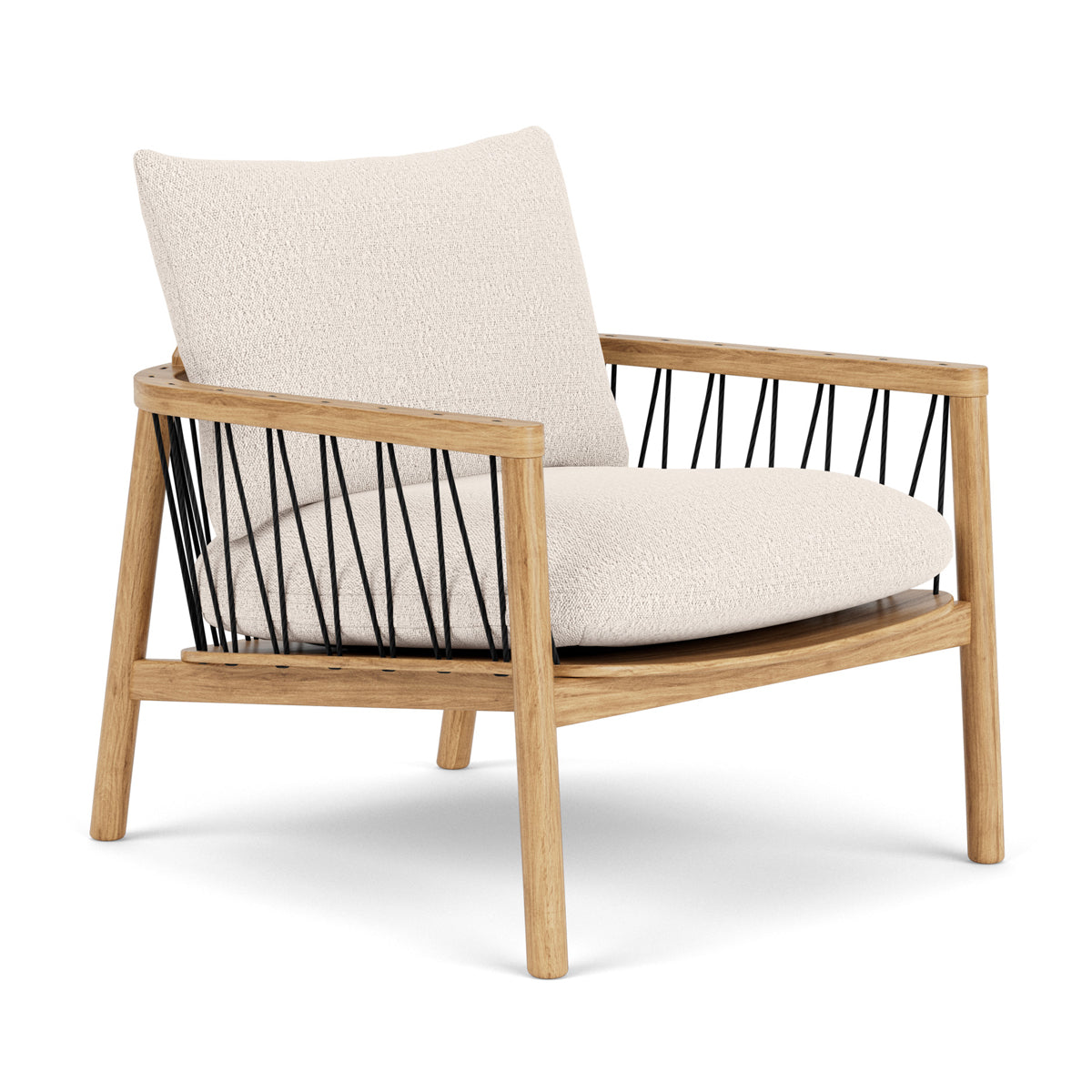 Enzo Boucle Armchair - Modern Velvet Upholstered Accent Chair for Living Room, Bedroom & Office - Stylish Comfortable Seating for Home Decor