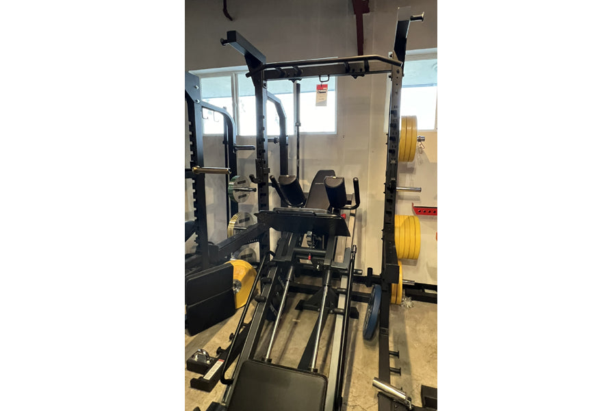 Warrior Elite 2.0 Squat Rack - Heavy Duty Power Cage for Home Gym, Weightlifting & Strength Training - Perfect for Squats, Bench Press & Deadlifts