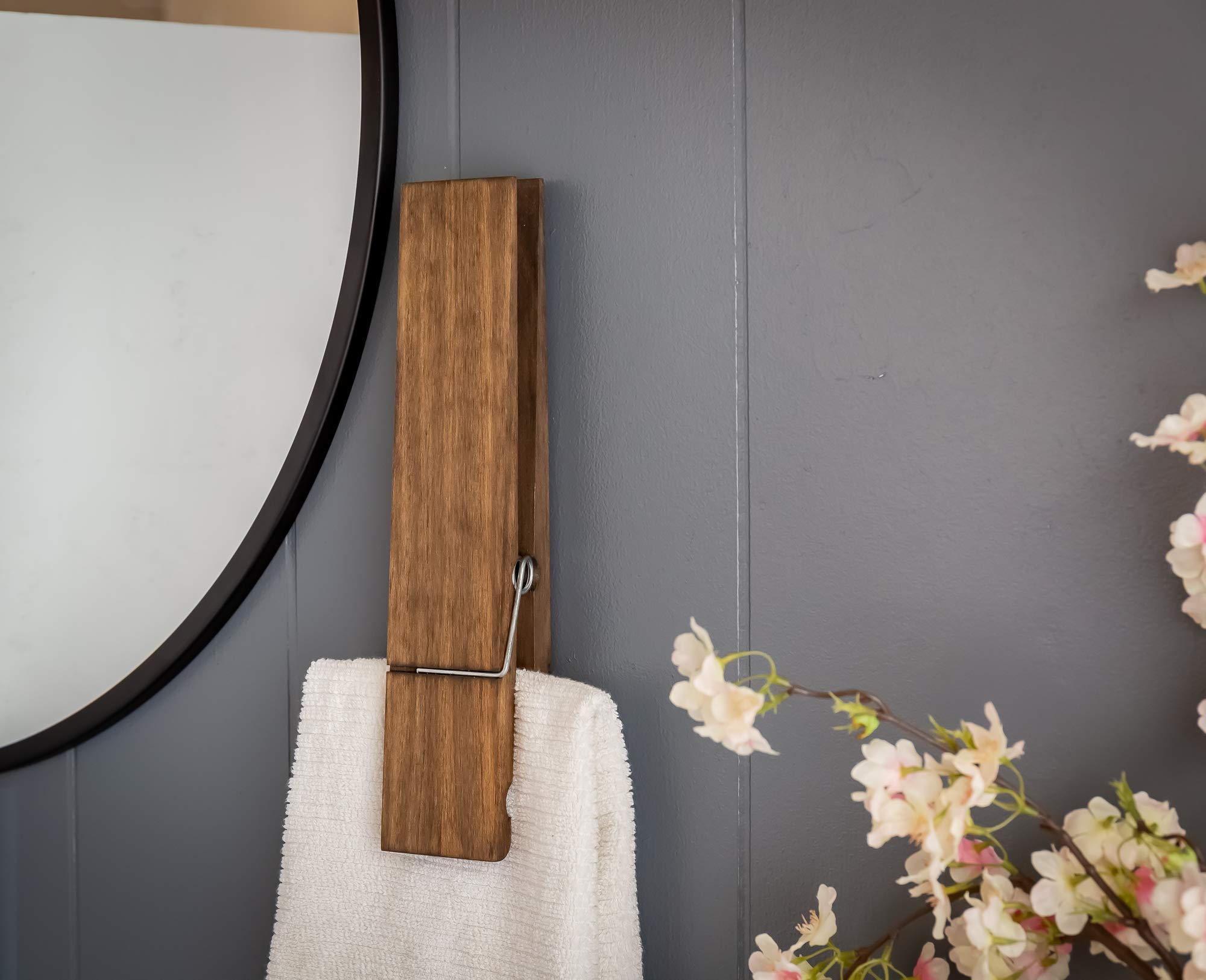 Giant Clothespin Towel Holder - 12