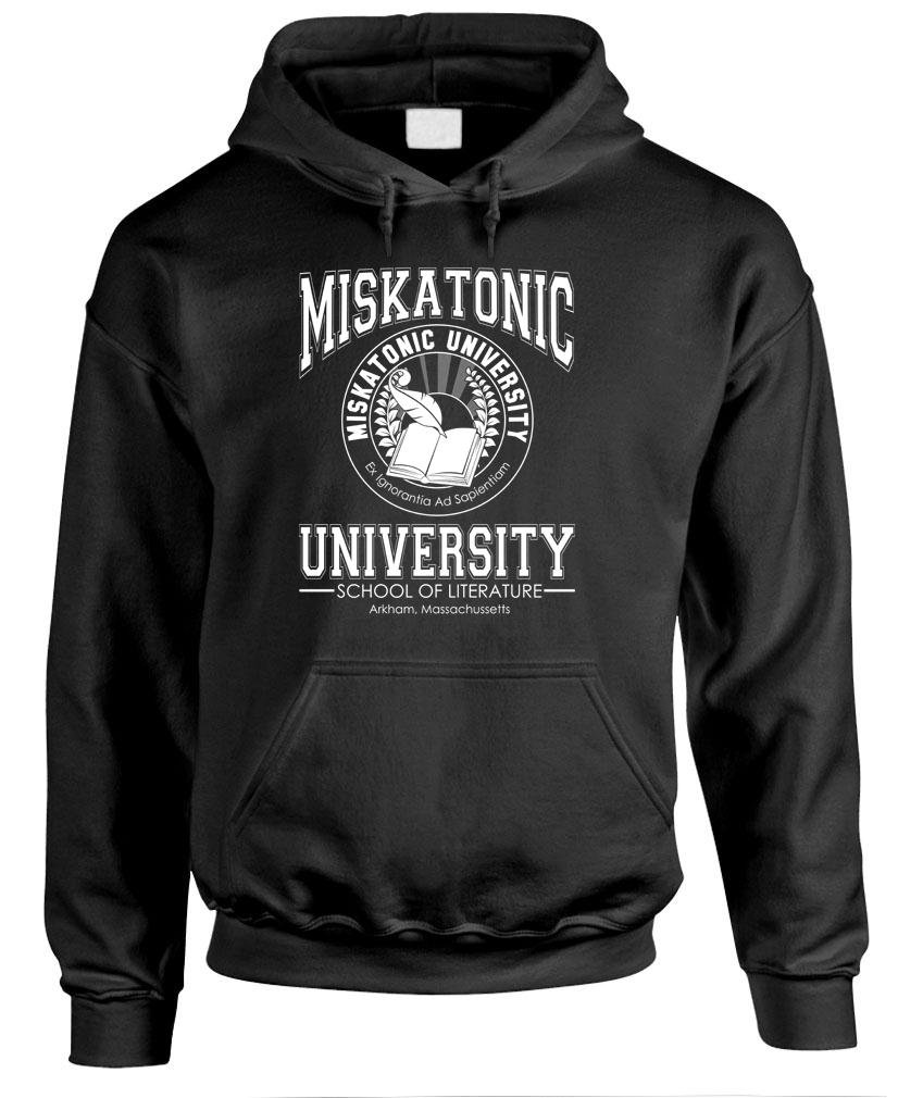 Miskatonic University Literature School Pullover Hoodie - Cozy College Sweatshirt for Fans & Students | Perfect for Campus, Gifts & Casual Wear